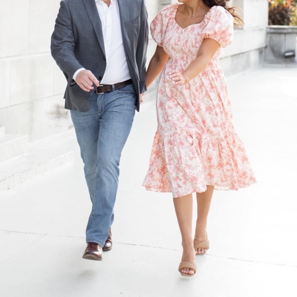 Rachel Parcell Floral Midi Dress